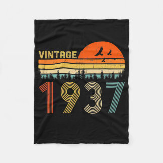 1937 85e verjaardag Mannen van de geboorte Vrouwe Fleece Deken
