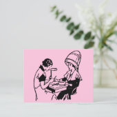 1937  Beauty Parlor Briefkaart (Staand voorkant)