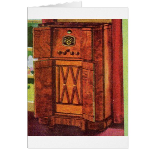 1937 console-radio (Voorkant)