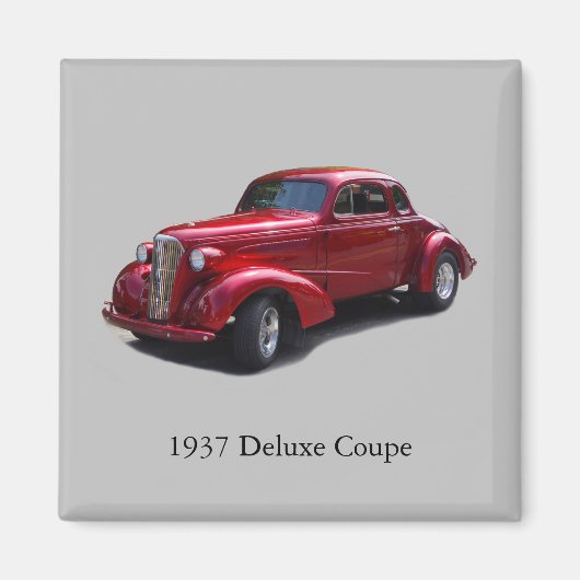 1937 Deluxe Coupe magnet Magneet (Voorkant)
