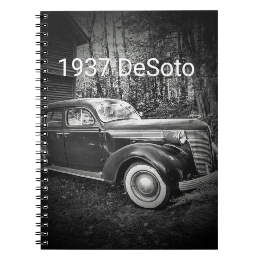 1937 DeSoto B/W1 Notitieboek (Voorkant)