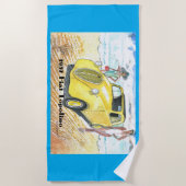 1937 Fiat Topolino Strandlaken (Voorkant)