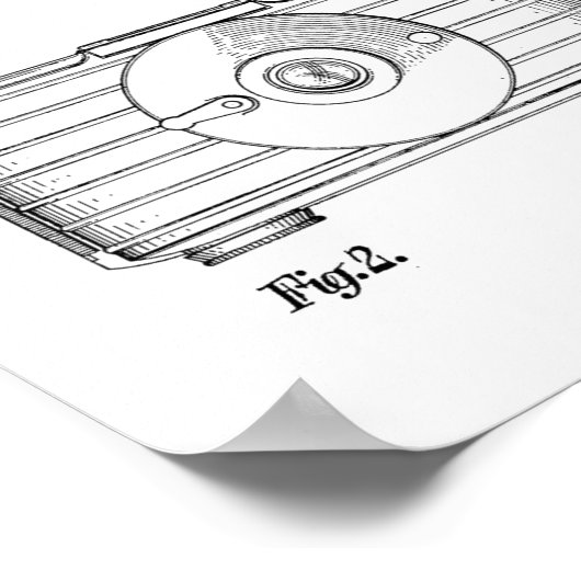 1937 kunsttekenafdrukken voor camera's poster (Hoek)