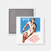 1937 Praag Poster Magneet (Voorkant / Achterkant)