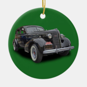 1937 VINTAGE CAR KERAMISCH ORNAMENT