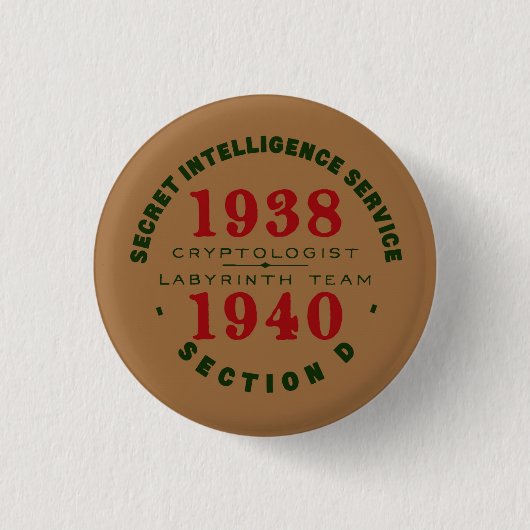1938-1940 Cryptoloog Button (Voorkant)