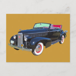 1938 Cadillac Lasalle luxe auto Briefkaart