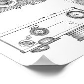 1938  camera patenttekenafdrukken poster (Hoek)