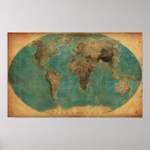 1938 Kaart van de wereld