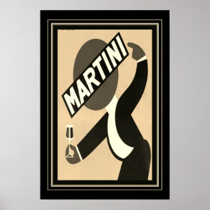 1938 Martini Advertentie Poster
