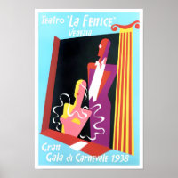 1938 Venice La Fenice theater vintage-reis