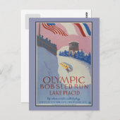 1938  wintersport Reis en meer Placid Briefkaart (Voorkant / Achterkant)