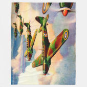 1939 British Fairey Junior Medium Bomber Fleece Deken (Voorkant)