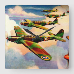 1939 British Fairey Junior Medium Bomber Vierkante Klok
