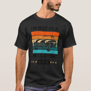1939 Classic Car 83 Jaar Oud 83e Geboorte T-shirt