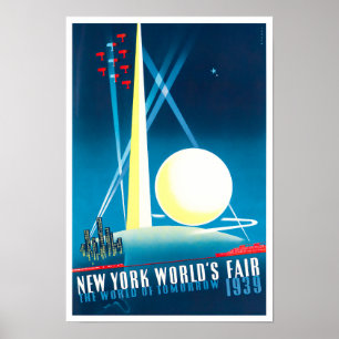 1939 Het Fair vintage-poster van New York World Poster