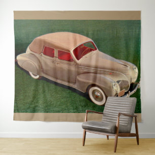 1939 Lincoln Zephyr Wandkleed