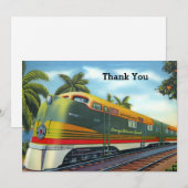  1939 Oranje Blossom Special Florida Train Bedankkaart (Voorkant / Achterkant)