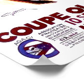 1939 Parijs 12-uurs races Poster (Hoek)