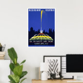 1939 Poster, Chicago's Buckingham Fountain Poster (Thuiskantoor)