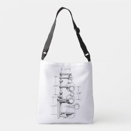 1939 Selmer Paris gebalanceerde Action Saxophone Crossbody Tas