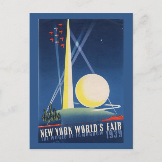 1939 World's Fair  Briefkaart (Voorkant)