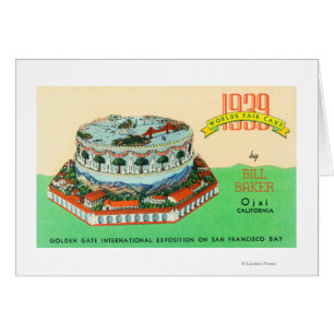 1939 Worlds Fair Cake par Bill Baker à Ojai