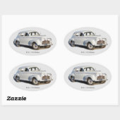 1940 2500 Schrappingssticker Ovale Sticker (Vel)