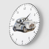 1940 blanc 2500 horloge de luxe (Angle)