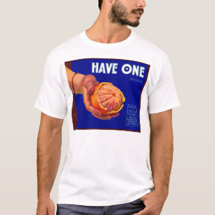 1940 heeft één oranje krattenlabel t-shirt