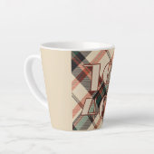 1940 Plaid Latte Mug (Angle gauche)