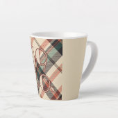 1940 Plaid Latte Mug (Angle droit)