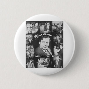 1940 Wendell Willkie Ronde Button 5,7 Cm