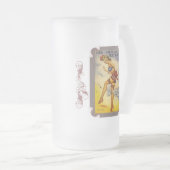 1940s Bathing Beauty Funny Frosted Beer Mok (Voorkant rechts)