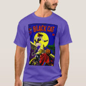 1940's Black Cat Comic T-Shirt (Devant)