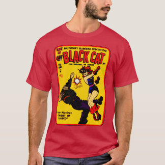 1940's Black Cat Comic T-Shirt