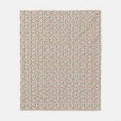 1940s Bloemensprigpatroon voor Huishoudelijk Gebru Fleece Deken (Voorkant)
