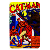 1940's Cat-Man Comics Magnet (Vertical)