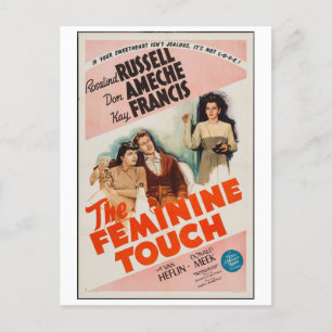 1940s Film The Feminine Touch Briefkaart