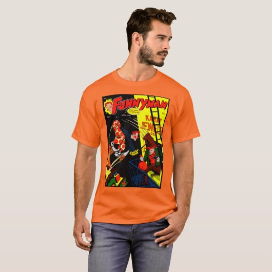 1940's 'FUNNYMAN' Comic T-Shirt (Devant entier)