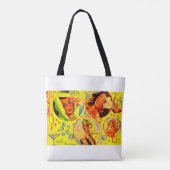 1940s glamour meisjes print draagtas (Achterkant)