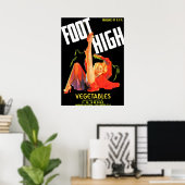 1940s groentestiket Foot High Forces Poster (Thuiskantoor)