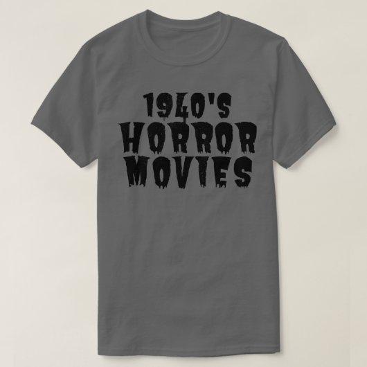 1940s Horror Addict 1 T-shirt (Design voorkant)