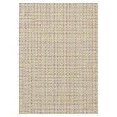 1940s Kitchen Pattern w/Yellow Teapots 60" x104" Tafelkleed (Voorkant)