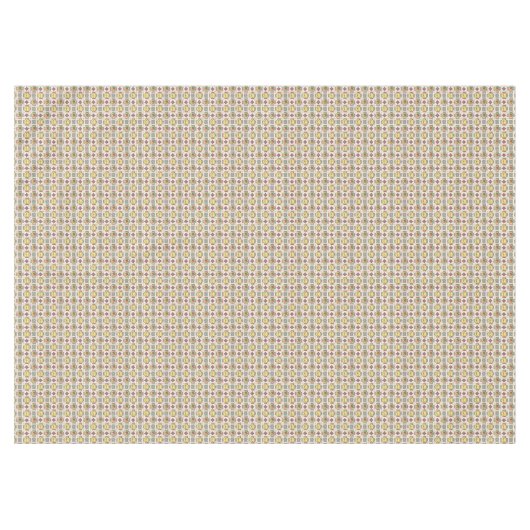 1940s Kitchen Pattern w/Yellow Teapots 60" x 84" Tafelkleed (Voorkant (Horizontaal))