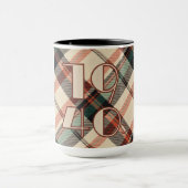 1940s Plaid Combo Mok (Midden)