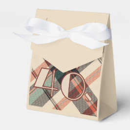 1940s Plaid Party Box Bedankdoosjes