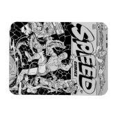 1940's SPEED Comics flexibele magneet (Horizontaal)