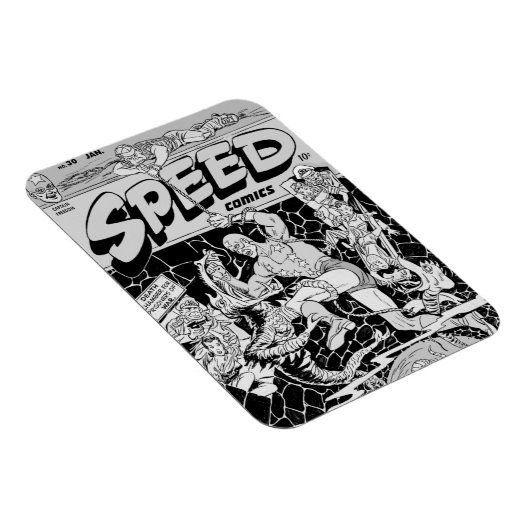 1940's SPEED Comics Flexible Magnet (Côté Droit)