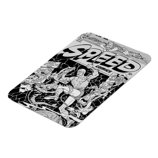 1940's SPEED Comics Flexible Magnet (Côté Gauche)
